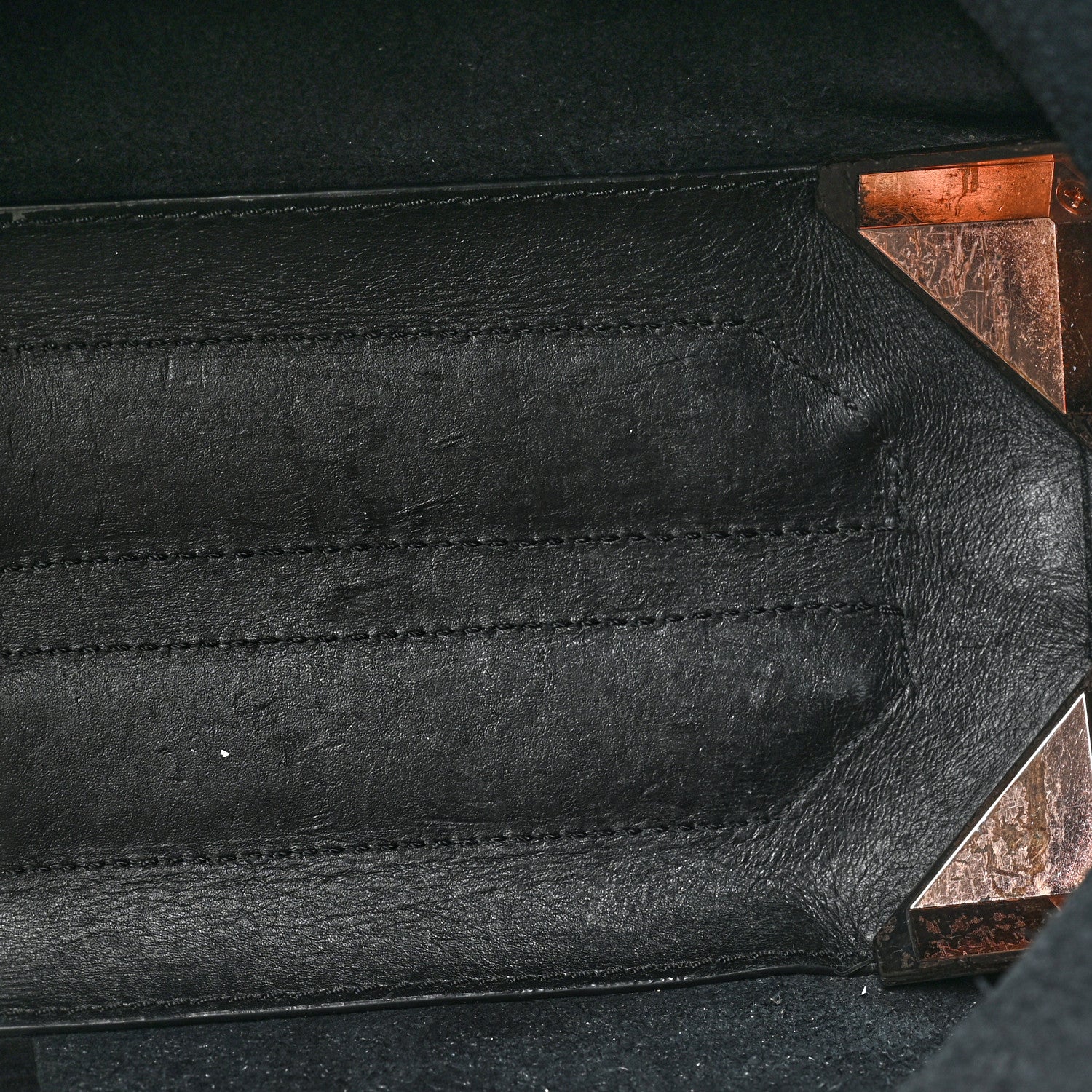 Alexander Wang Pebbled Calfskin Large Prisma Skeletal Tote Black Rose Gold Hardware 11 of 16