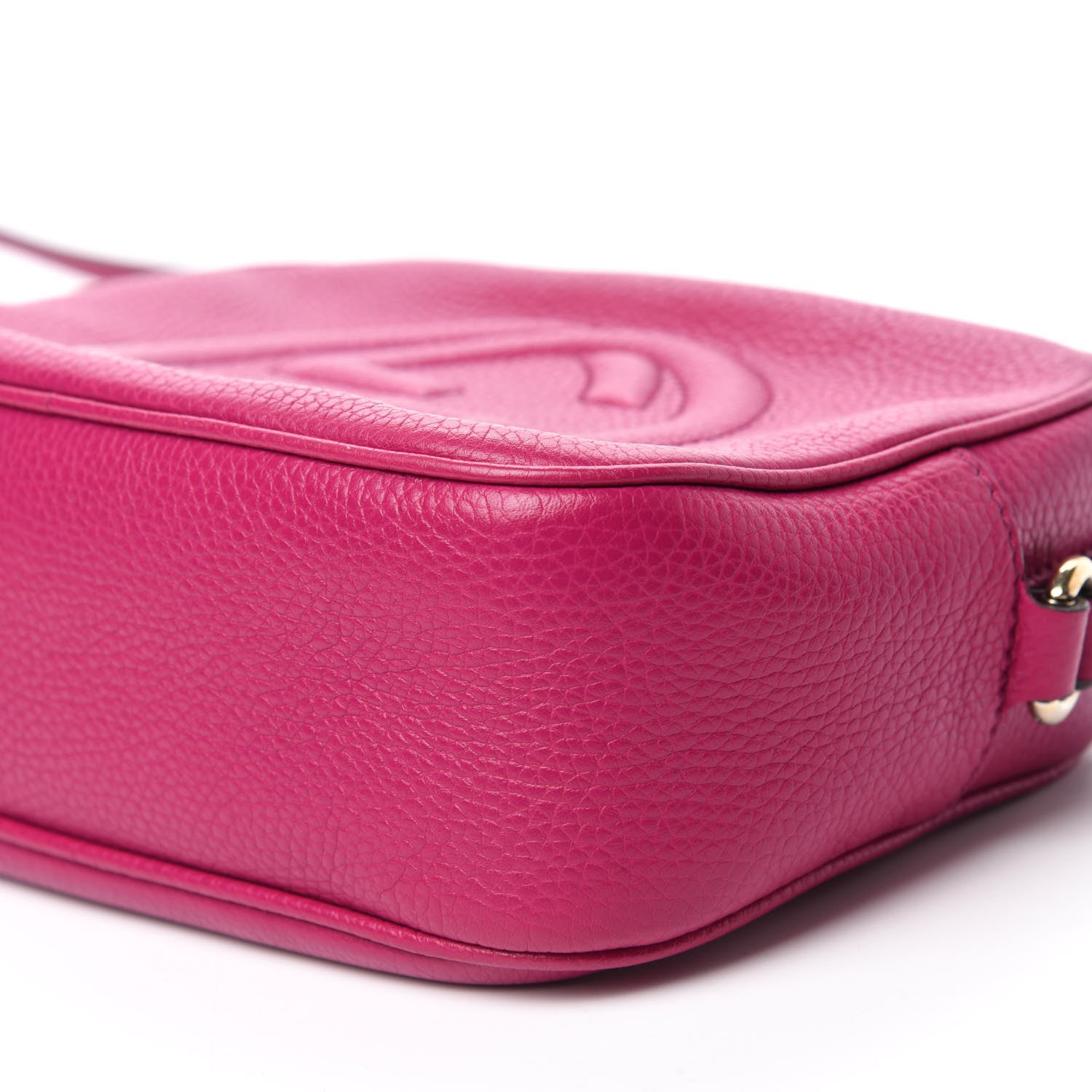Gucci Cellarius Calfskin Small Soho Disco Bag Bright Bouganville 7 of 17