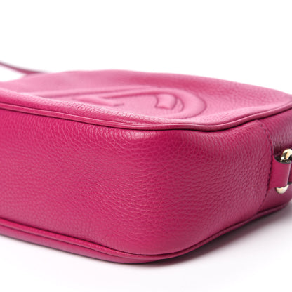 Gucci Cellarius Calfskin Small Soho Disco Bag Bright Bouganville 7 of 17