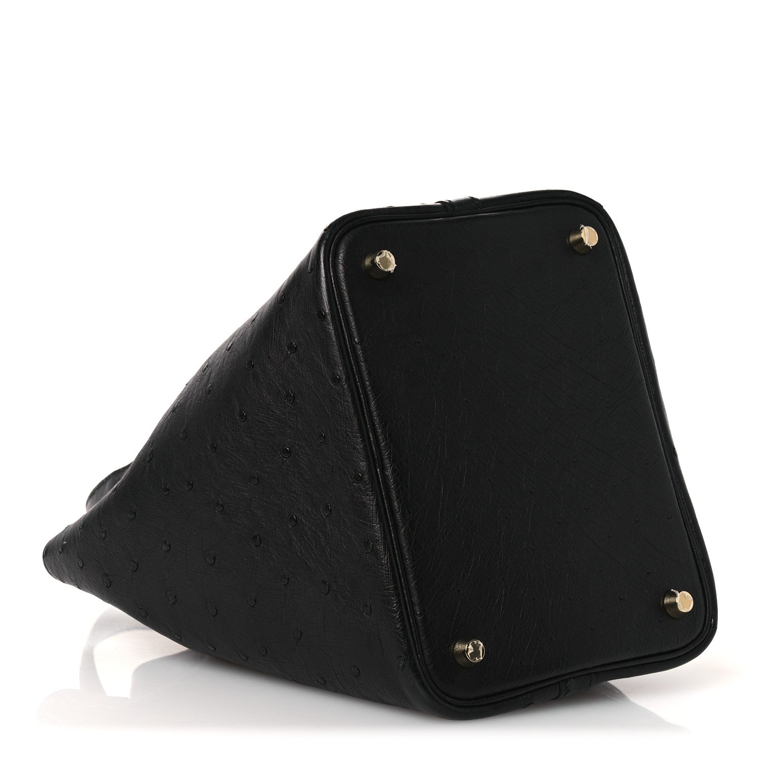 Hermes Ostrich Picotin Lock 18 Black 4 of 12