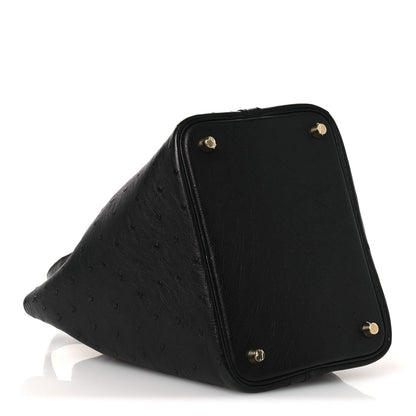 Hermes Ostrich Picotin Lock 18 Black 4 of 12