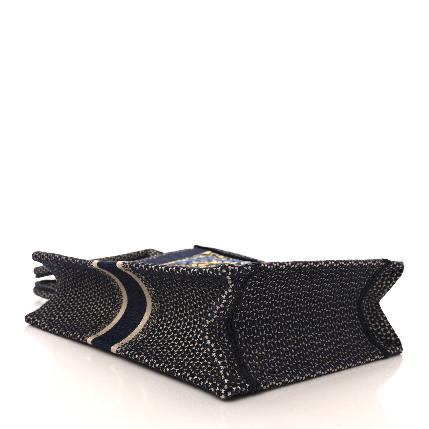 Christian Dior Canvas Embroidered Vertical L'Etoile Book Tote 4 of 9