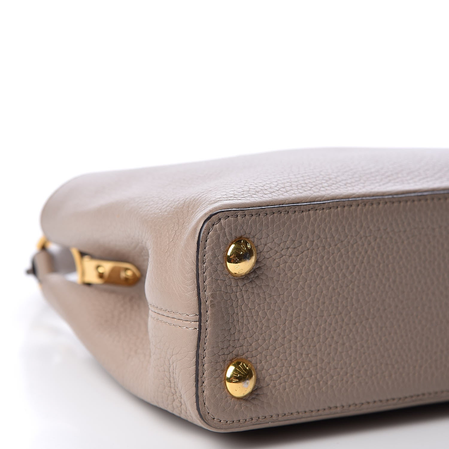 Louis Vuitton Taurillon Capucines BB Galet 7 of 14