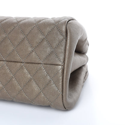Chanel Metallic Caviar Quilted Medium Just Mademoiselle Beige 9 of 10