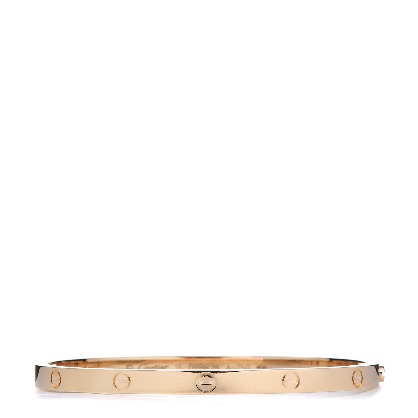 18K Yellow Gold Small LOVE Bracelet 15