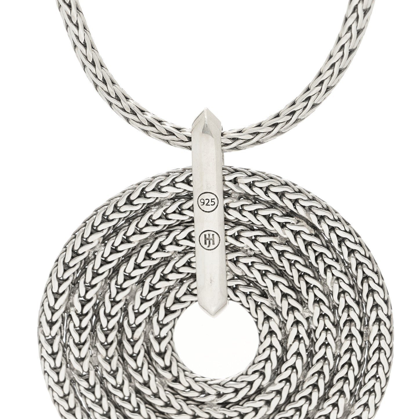 Sterling Silver Rata Pendant Chain Necklace