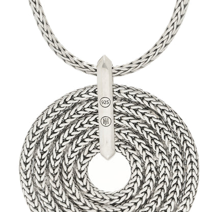 John Hardy Sterling Silver Rata Pendant Chain Necklace 4 of 6