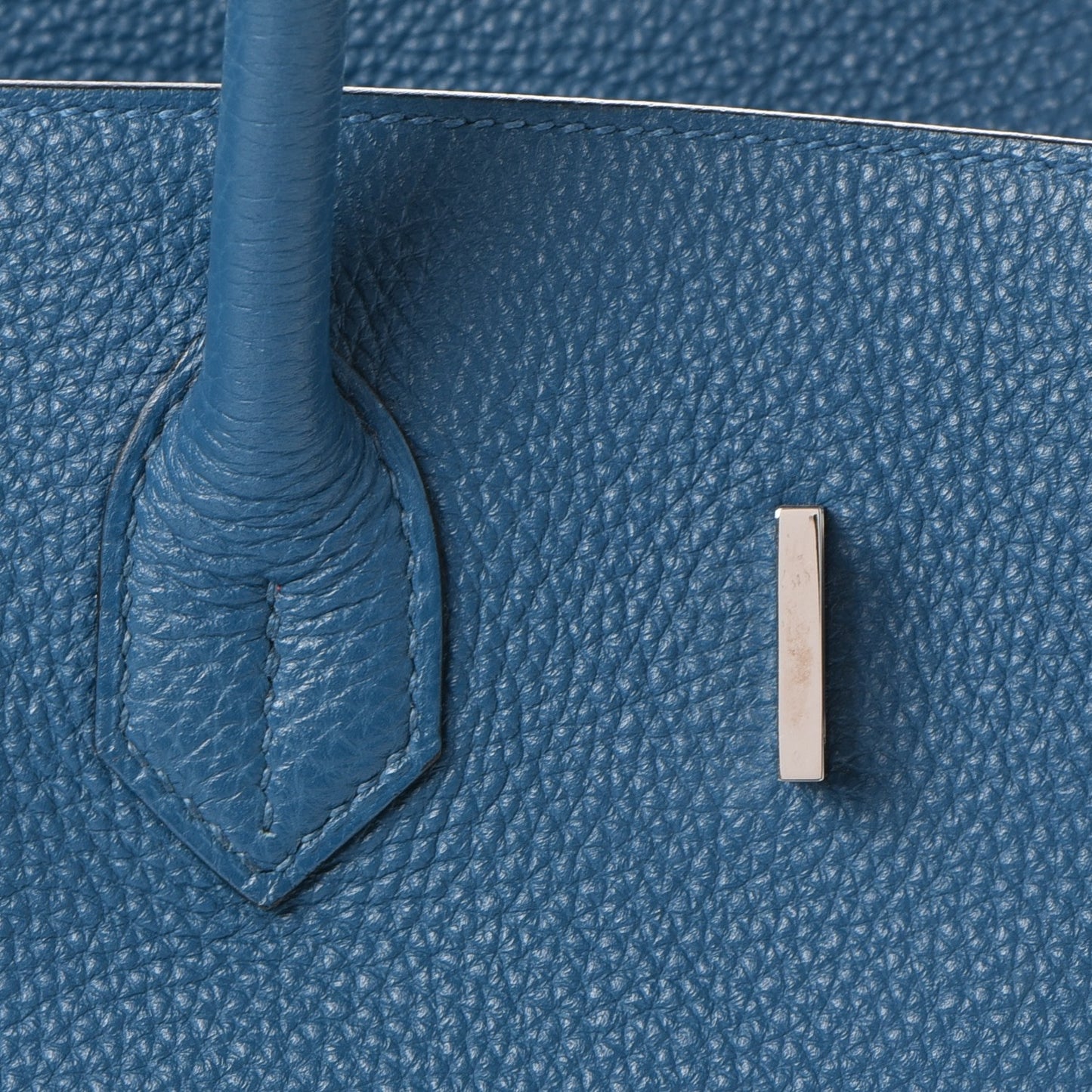 Togo Birkin 35 Bleu De Galice