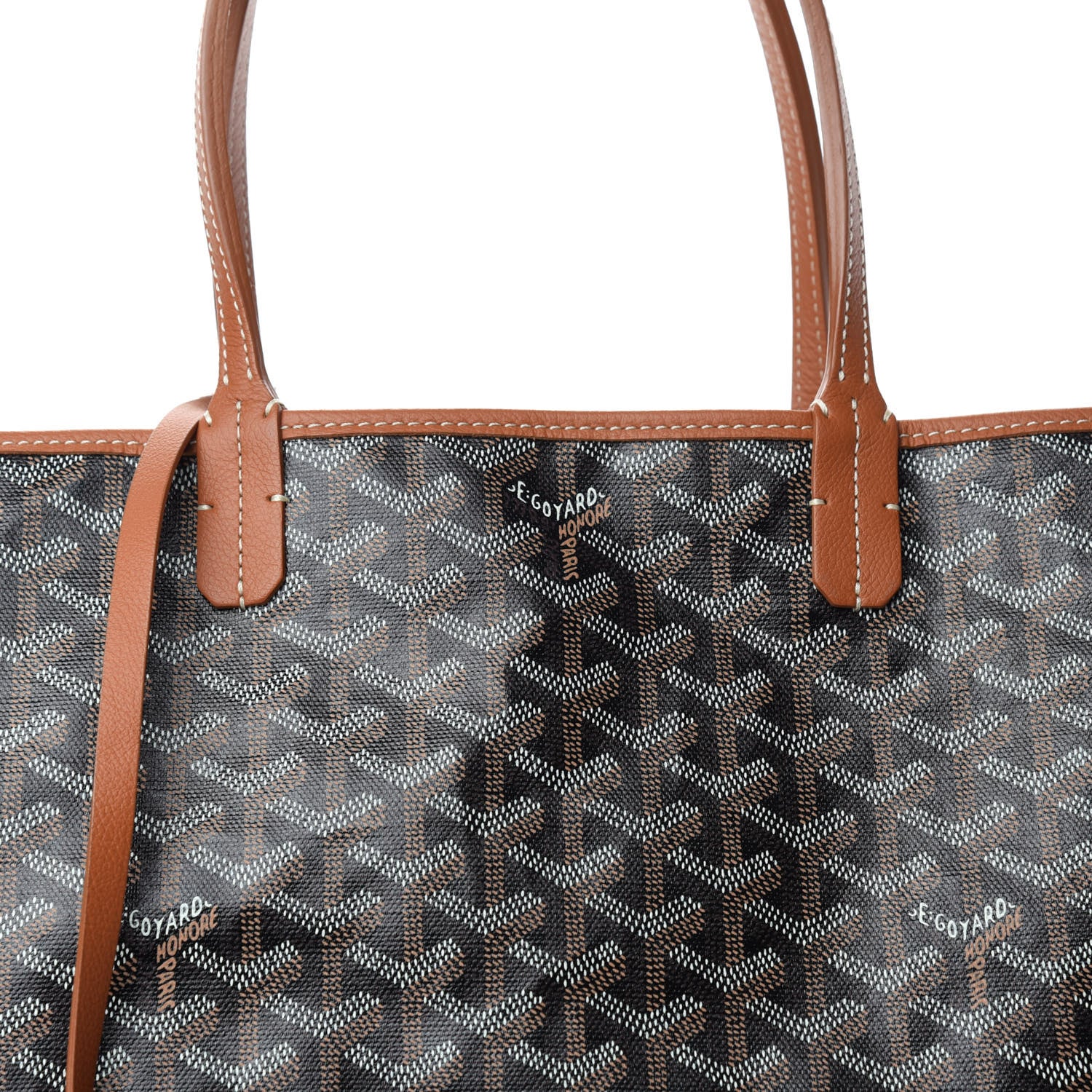 Goyard Goyardine Saint Louis PM Black Gold 10 of 10