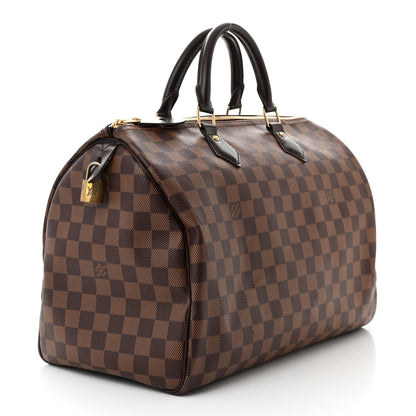 Louis Vuitton Damier Ebene Speedy 35 3 of 10