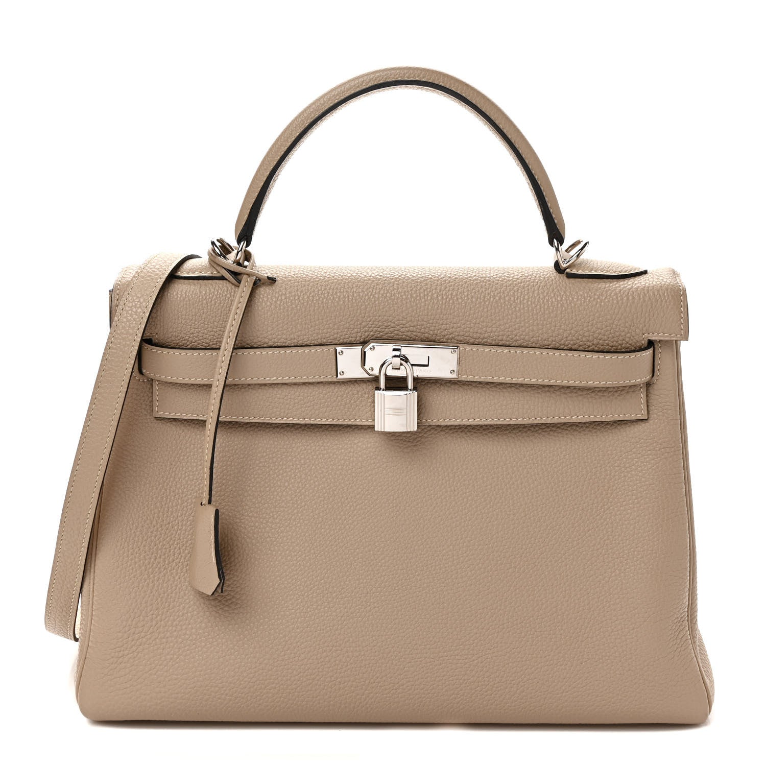 Hermes Togo Kelly Retourne 32 Gris Tourterelle 1 of 9