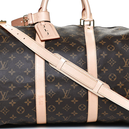 Louis Vuitton Monogram Keepall Bandouliere 55 9 of 14