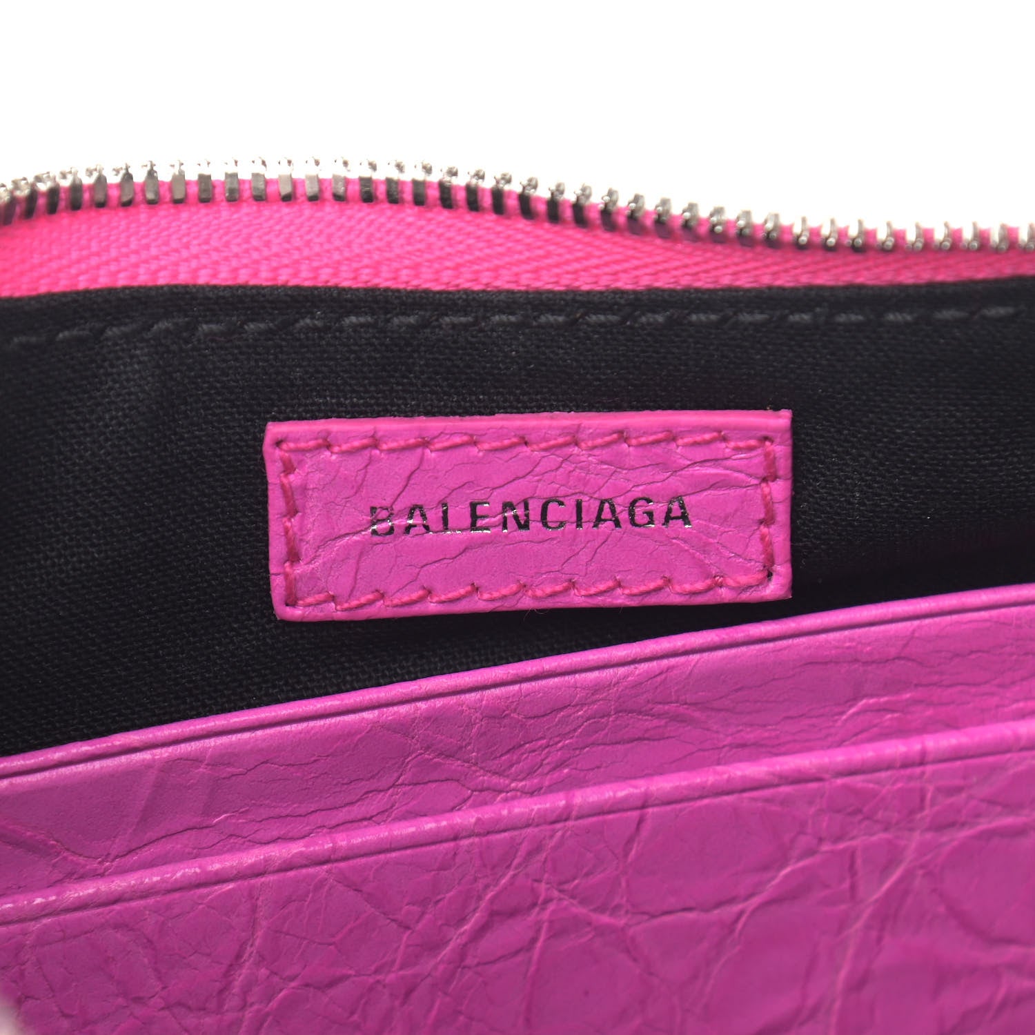 Balenciaga Agneau Arena Le Cagole Mini Purse With Chain Lipstick Pink 6 of 10