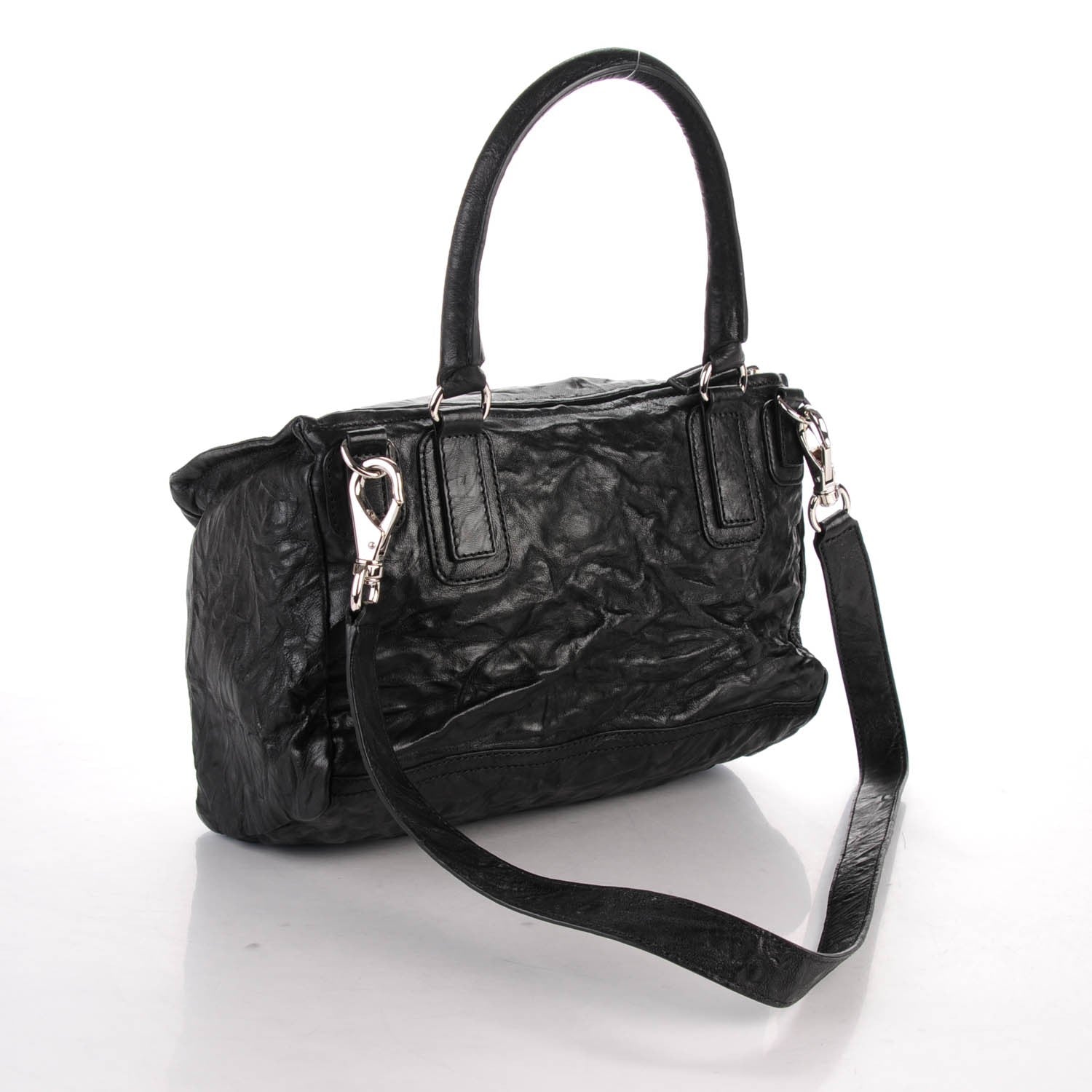 Givenchy Tumbled Sheepskin Medium Pandora Bag Black 3 of 7