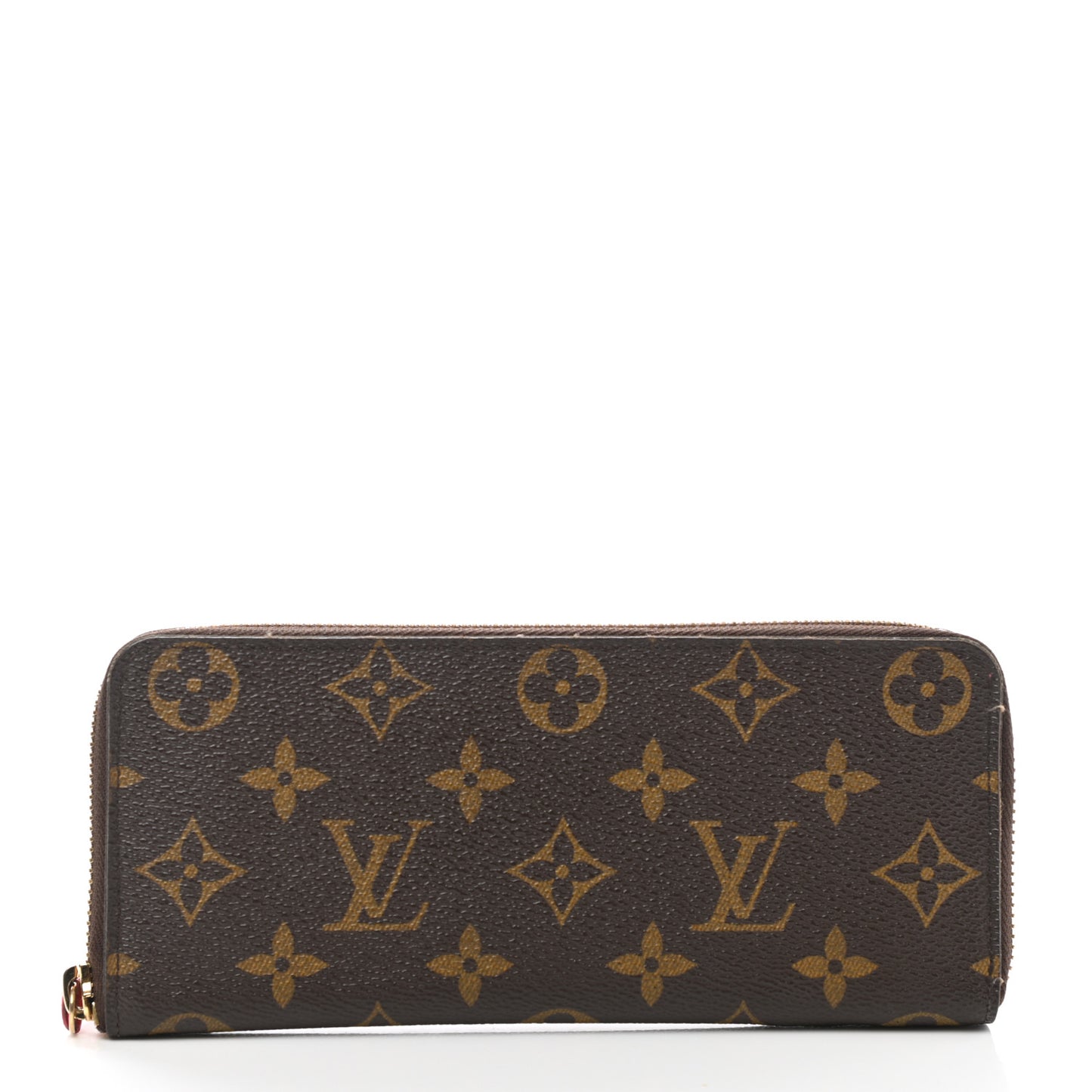 Monogram Clemence Wallet Fuchsia