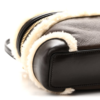 Bottega Veneta Calfskin Shearling Bang Bang Vanity Case Light Brown Teddy 9 of 10