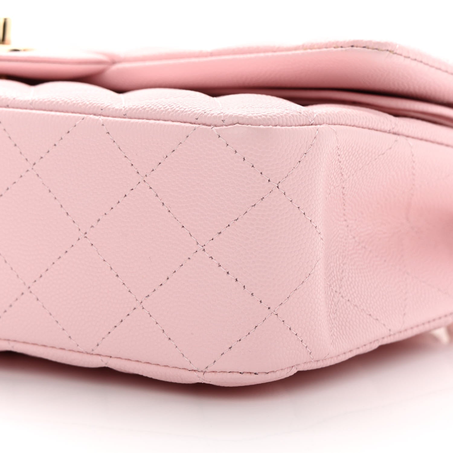 Chanel Caviar Quilted Medium Double Flap Light Pink 10 of 11