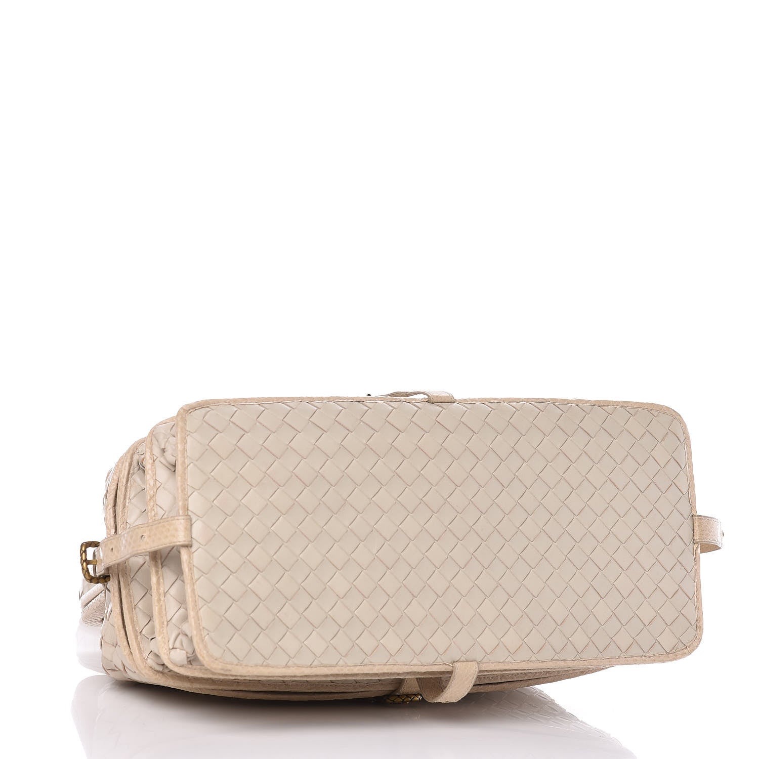 Bottega Veneta Nappa Intrecciato Ayers Frame Bag Cream 4 of 12