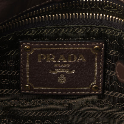 Prada Tessuto Nylon Shoulder Bag Cocco 5 of 5
