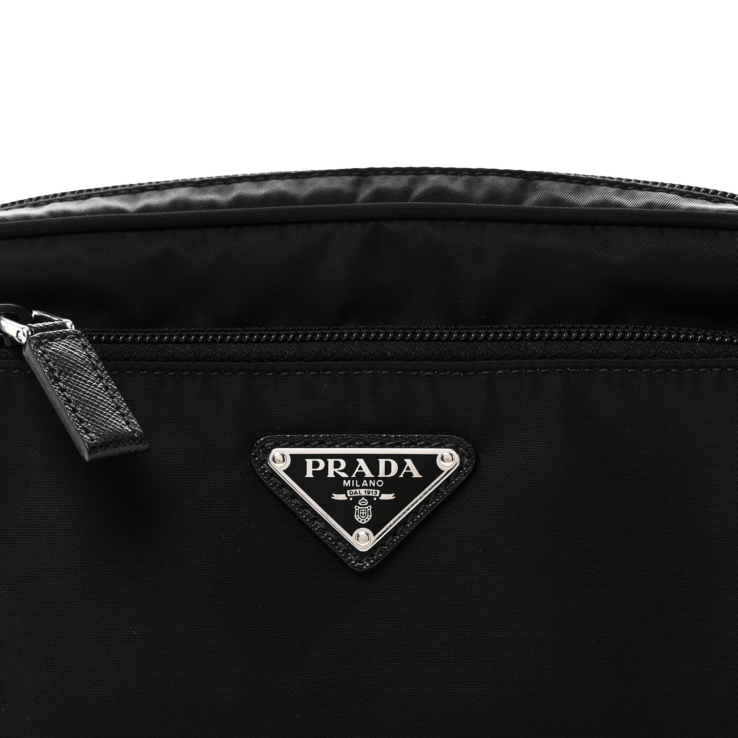 Prada Tessuto Nylon Belt Bag Black 7 of 9