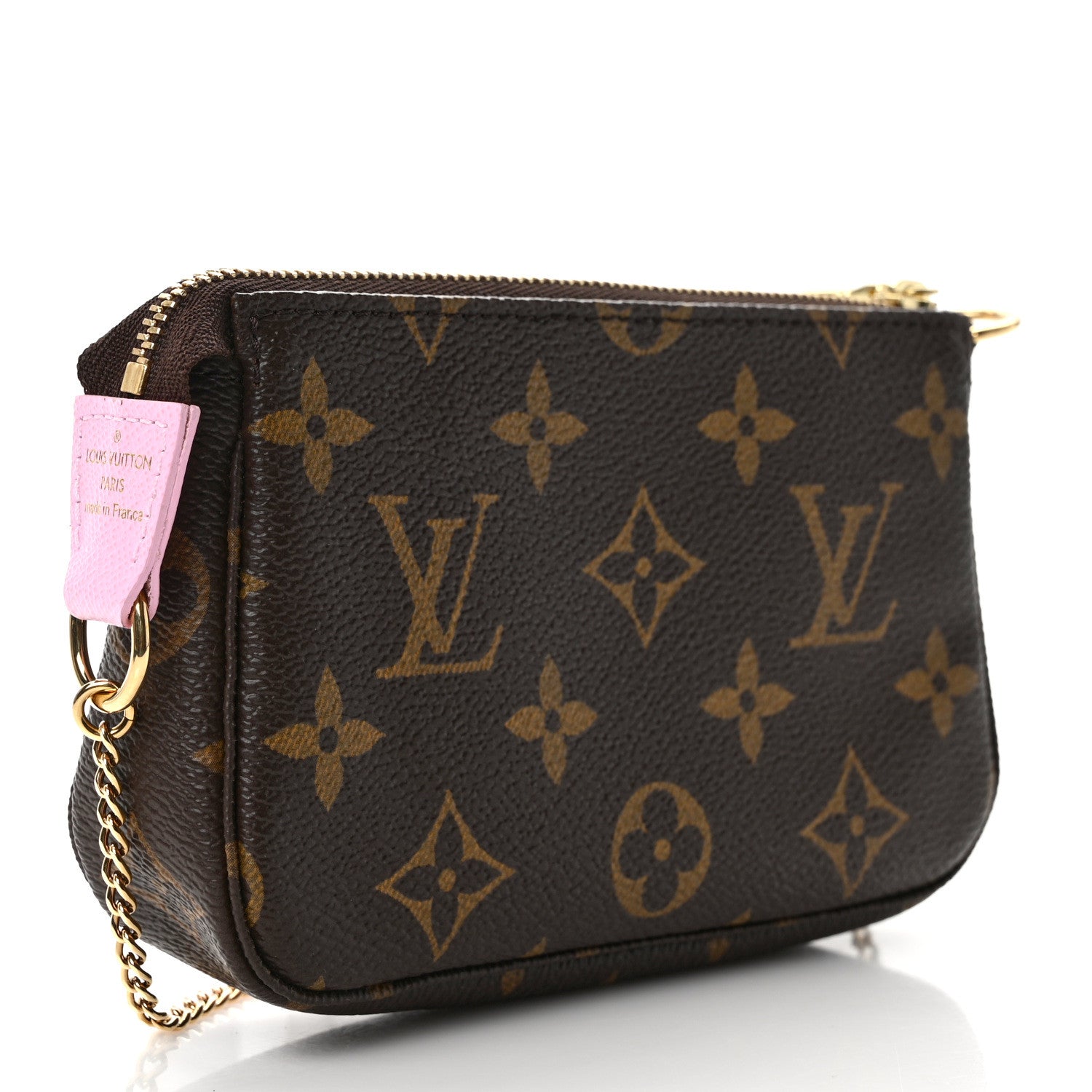 Louis Vuitton Monogram 2016 Christmas Animation Mini Pochette Accessories Rose Ballerine 3 of 7