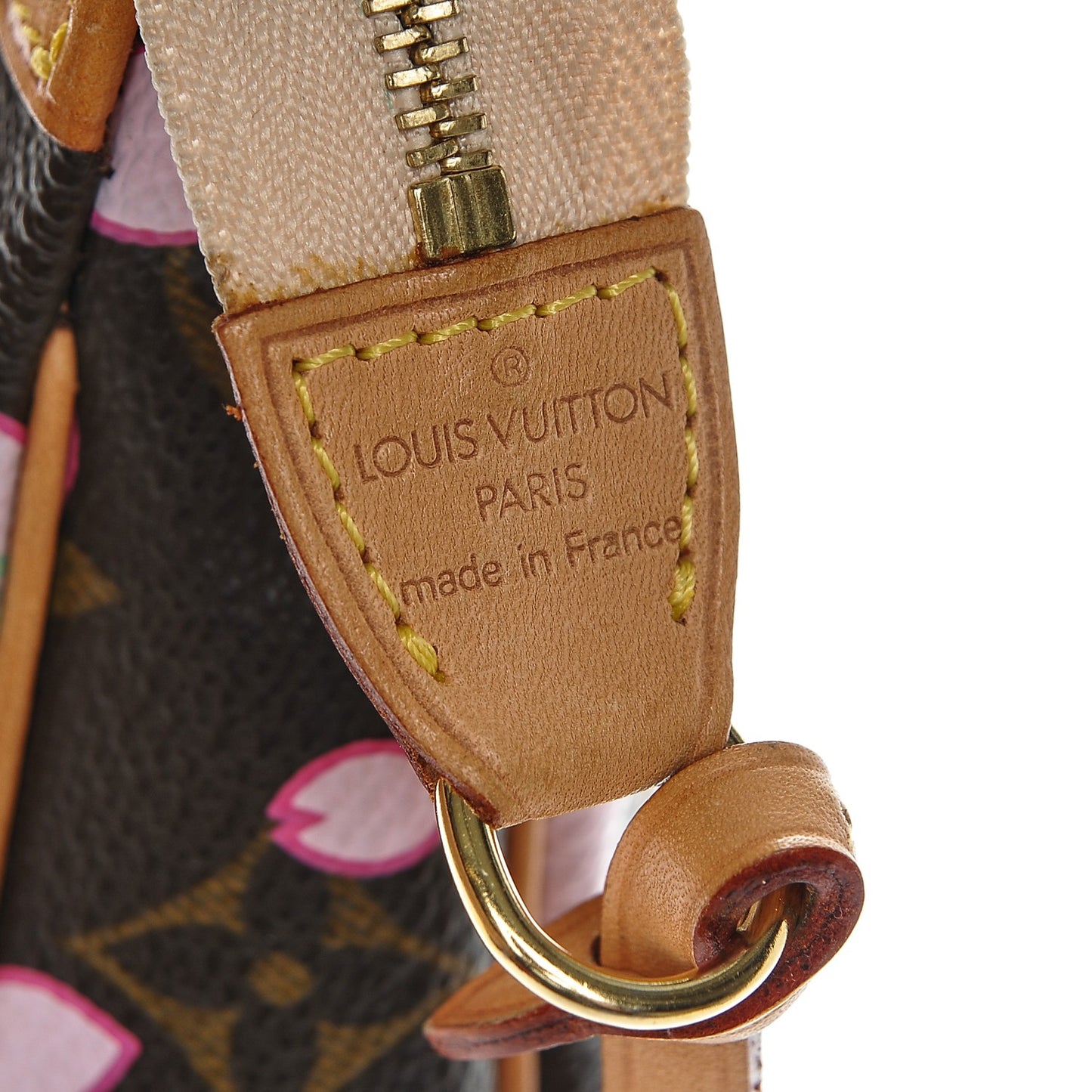 Monogram Cherry Blossom Pochette Accessories Brown