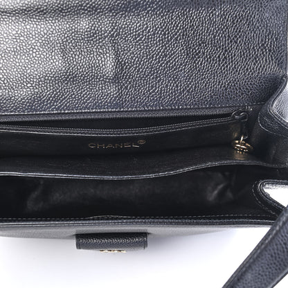 Chanel Caviar Medium Shoulder Bag Black 5 of 10