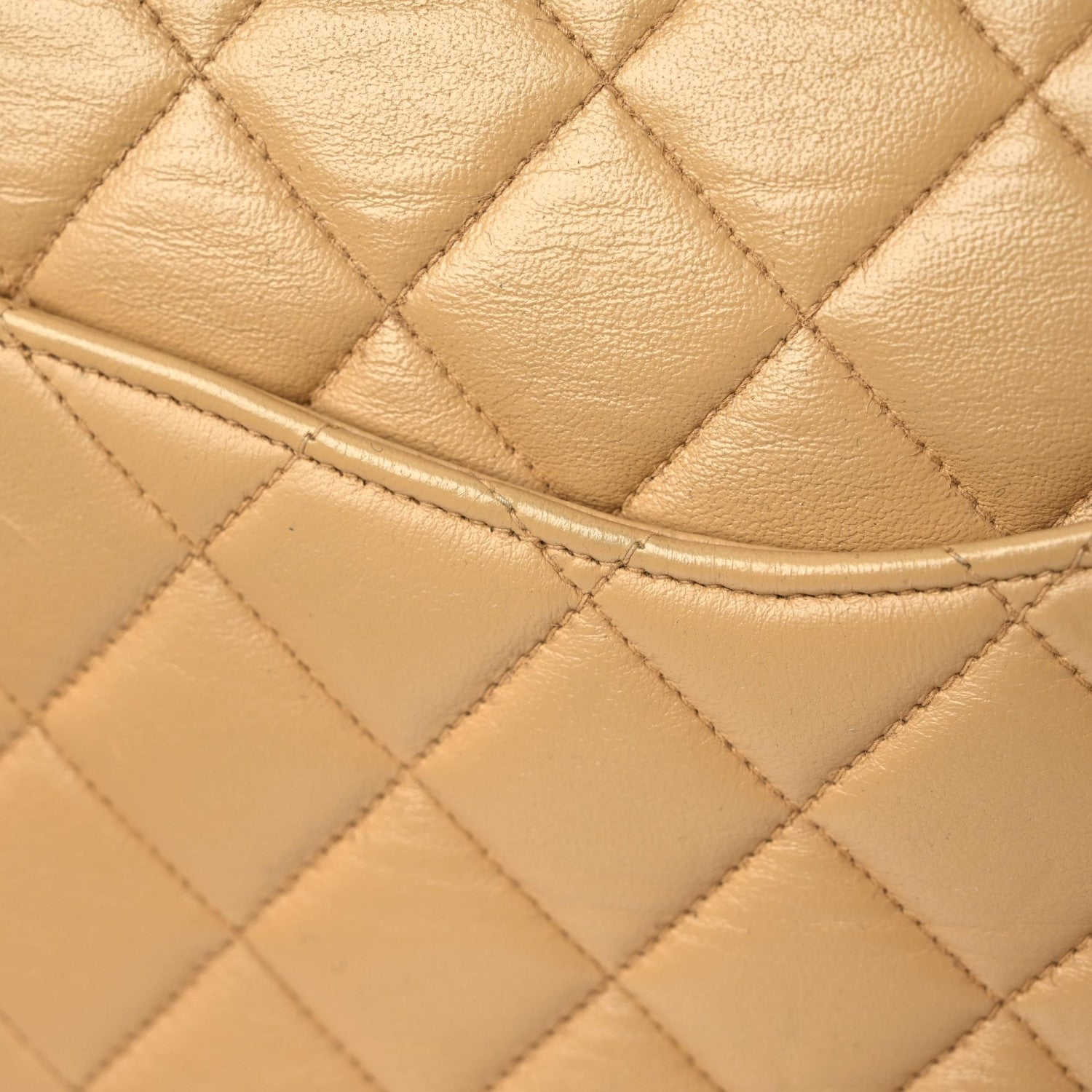 Chanel Lambskin Quilted Small Double Flap Beige 12 of 19