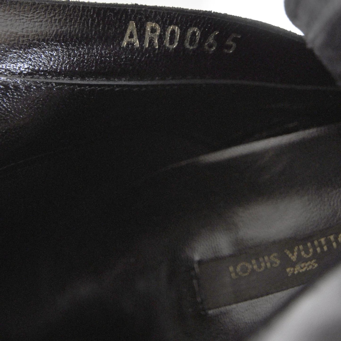 Suede Rabbit Fur Glacier Boots 38.5 Black