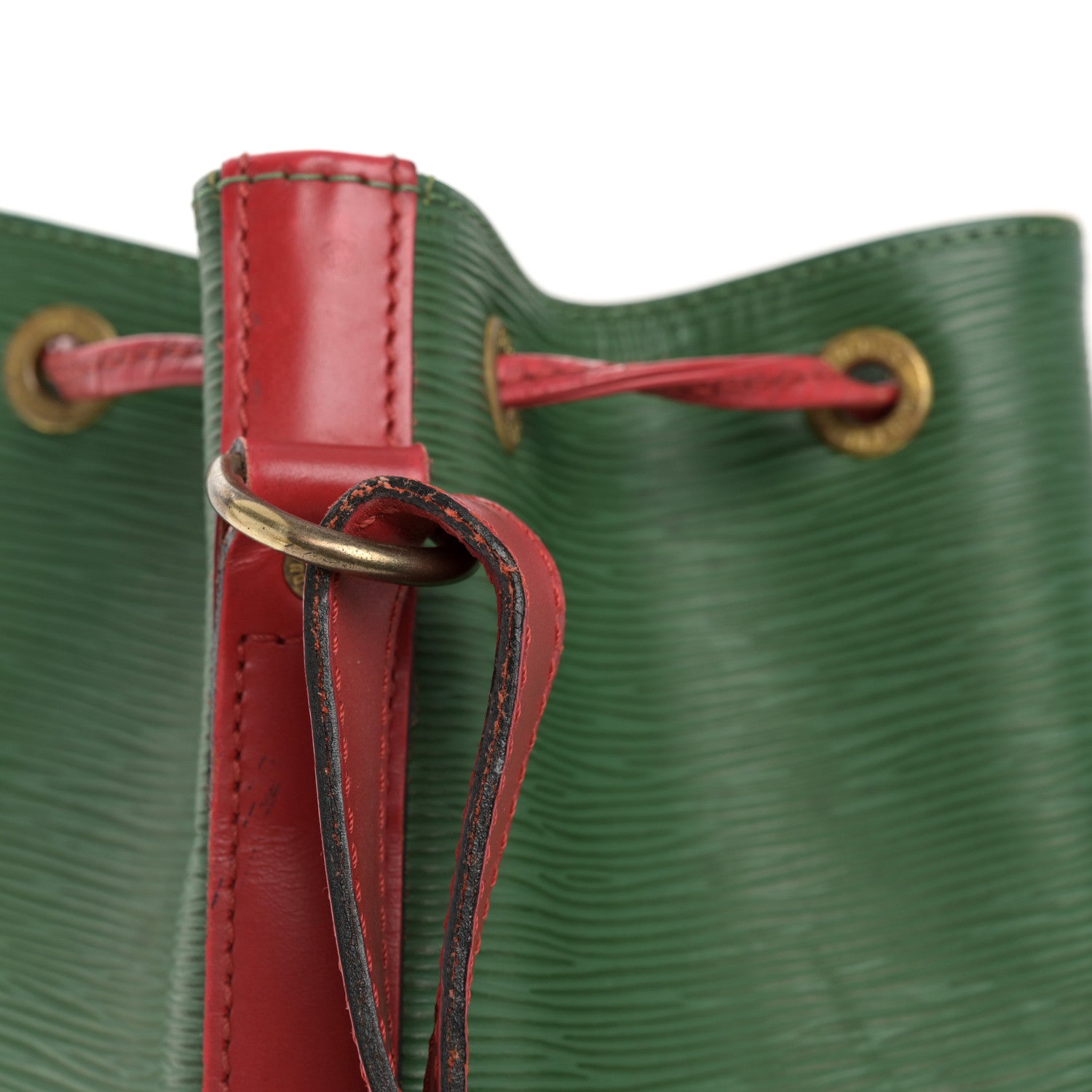 Louis Vuitton Epi Bi-Color Petit Noe Borneo Castillan Red 12 of 16
