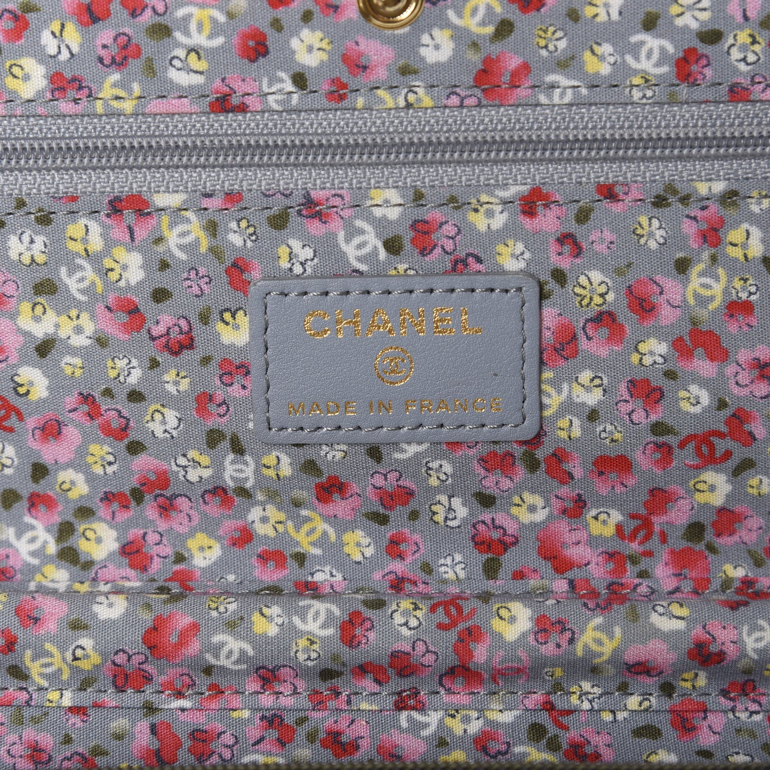 Chanel Canvas Quilted Coco Cuba Charms Wallet On Chain WOC Khaki 8 of 10