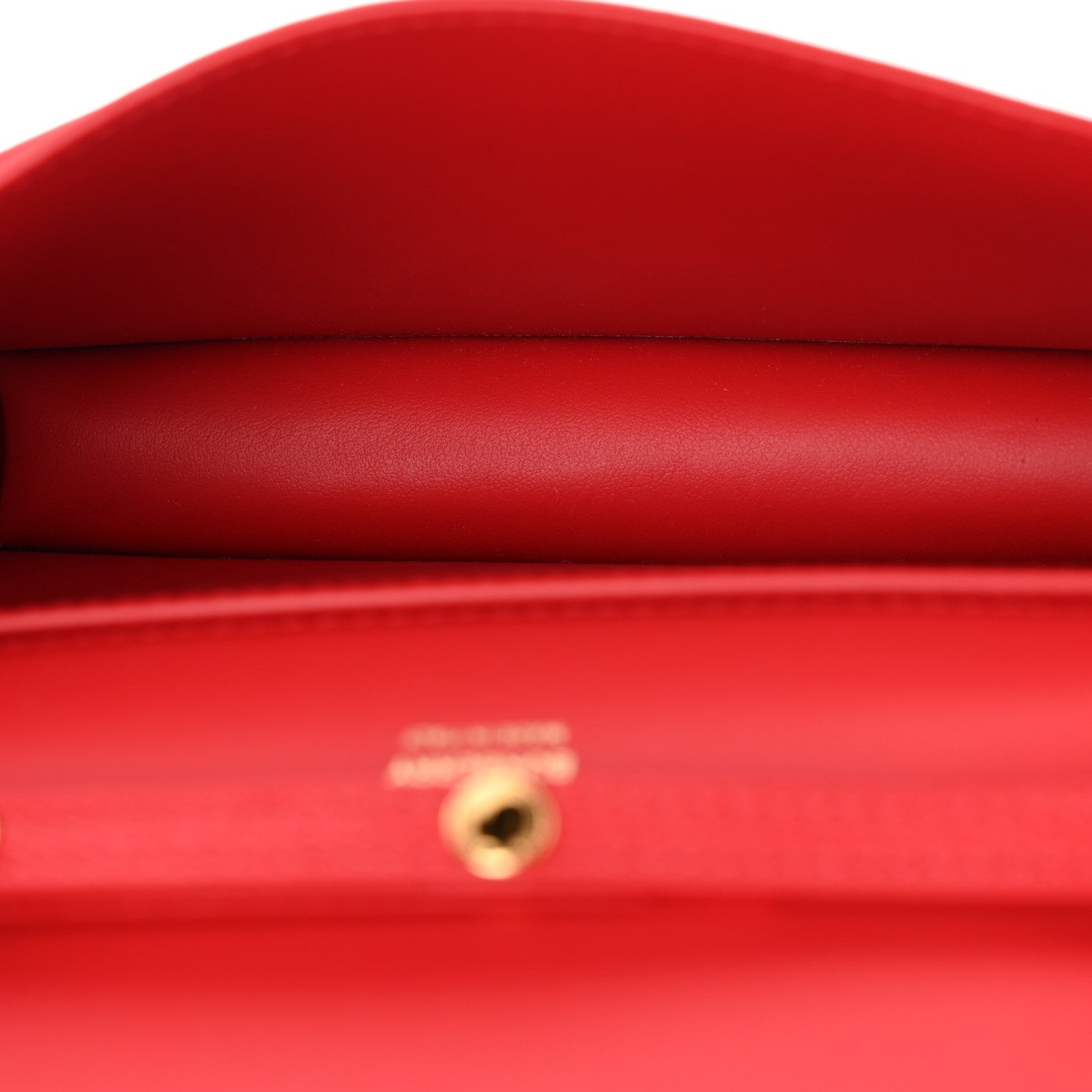 Burberry Smooth Calfskin Logo Embossed Hampshire Crossbody Red 5 of 10