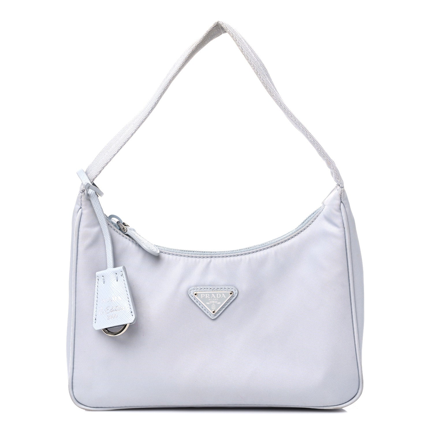 Prada Tessuto Nylon Mini Re-Edition 2000 Bag Fiordaliso 1 of 12