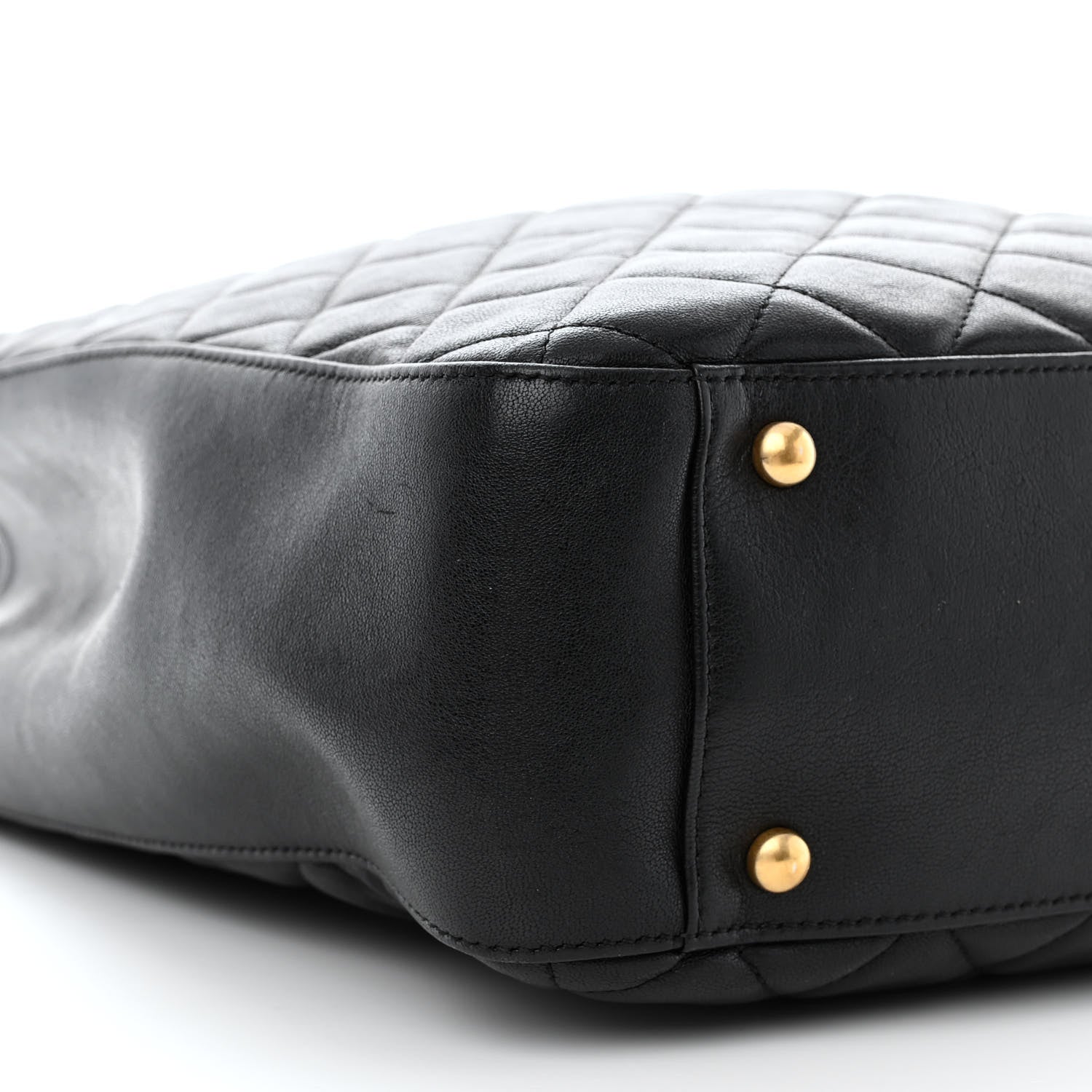 Chanel Lambskin Quilted Large Chanel 19 Shopping Tote Black 9 of 10
