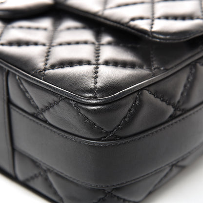Chanel Lambskin Quilted Jumbo Easy Carry Flap Black 10 of 16