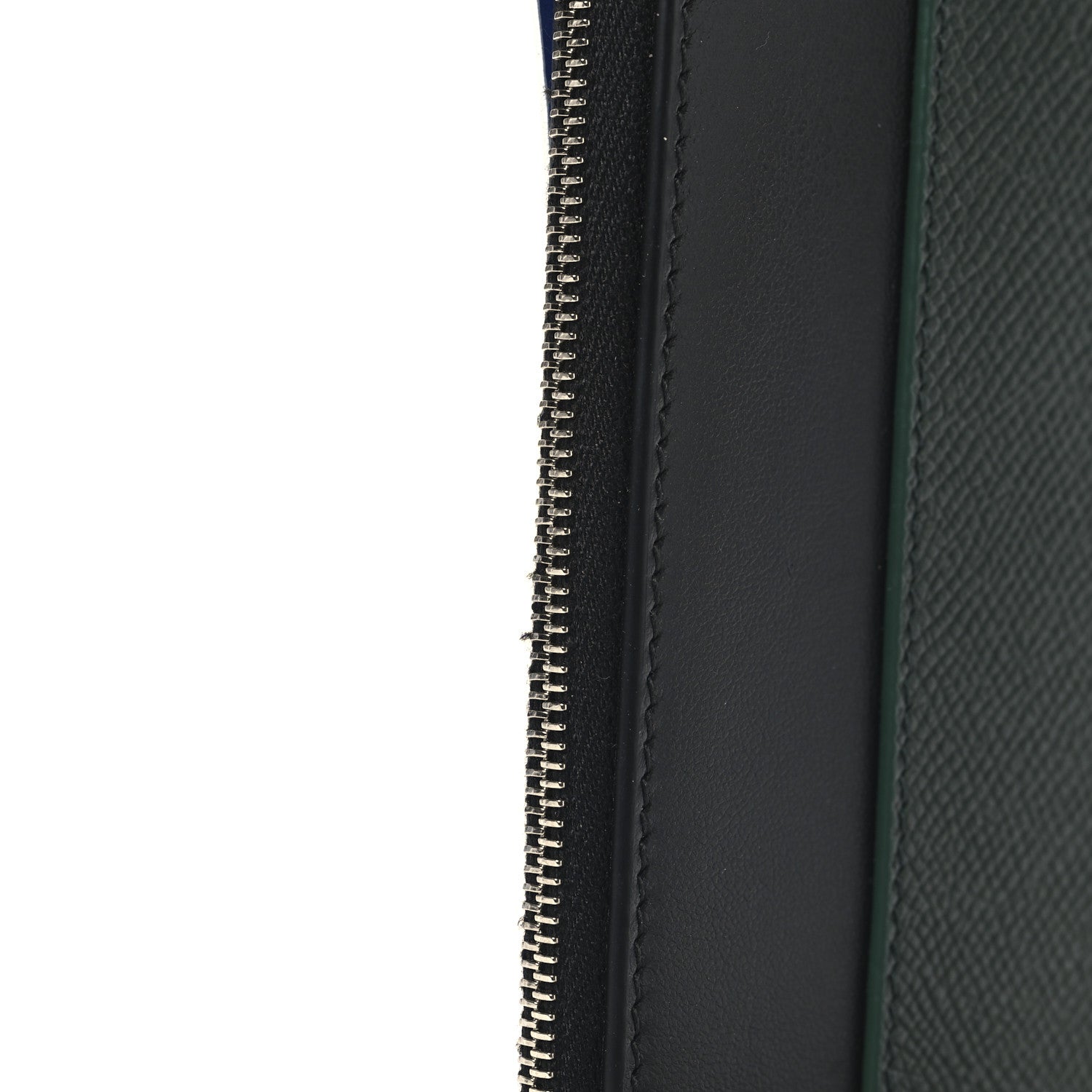 Balenciaga Textured Calfskin Passport Phone Holder Green 8 of 9