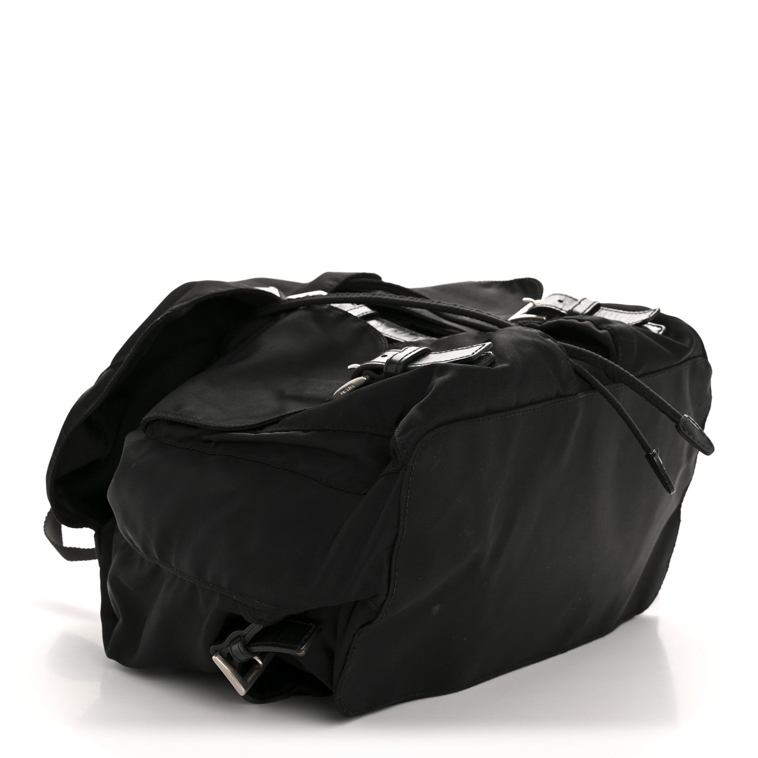 Prada Nylon Vela Medium Backpack Black 4 of 15