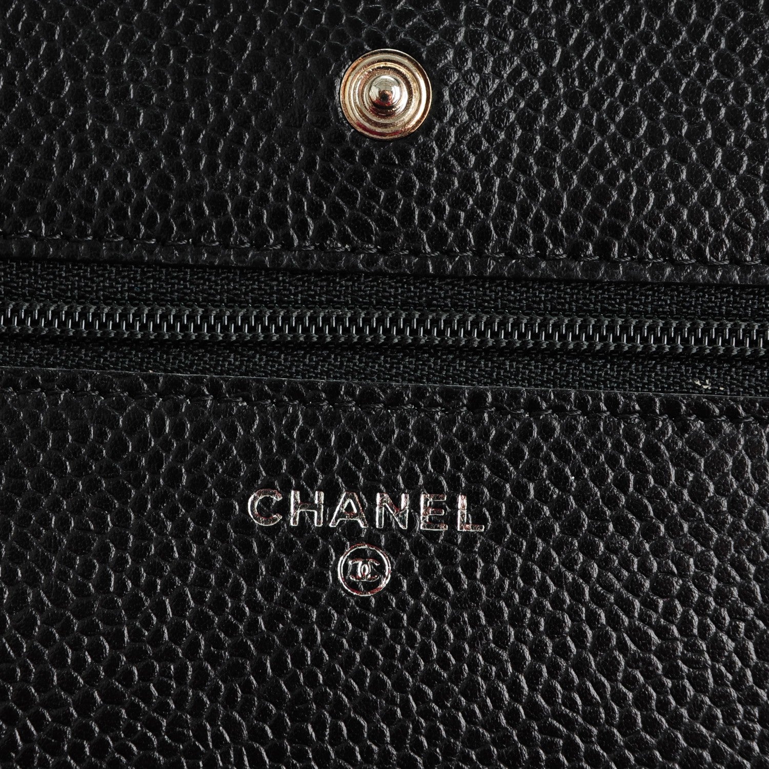 Chanel Caviar Quilted Wallet On Chain WOC Black 5 of 7