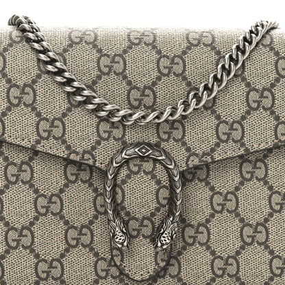 Gucci GG Supreme Monogram Mini Dionysus Chain Wallet Beige Taupe 8 of 11