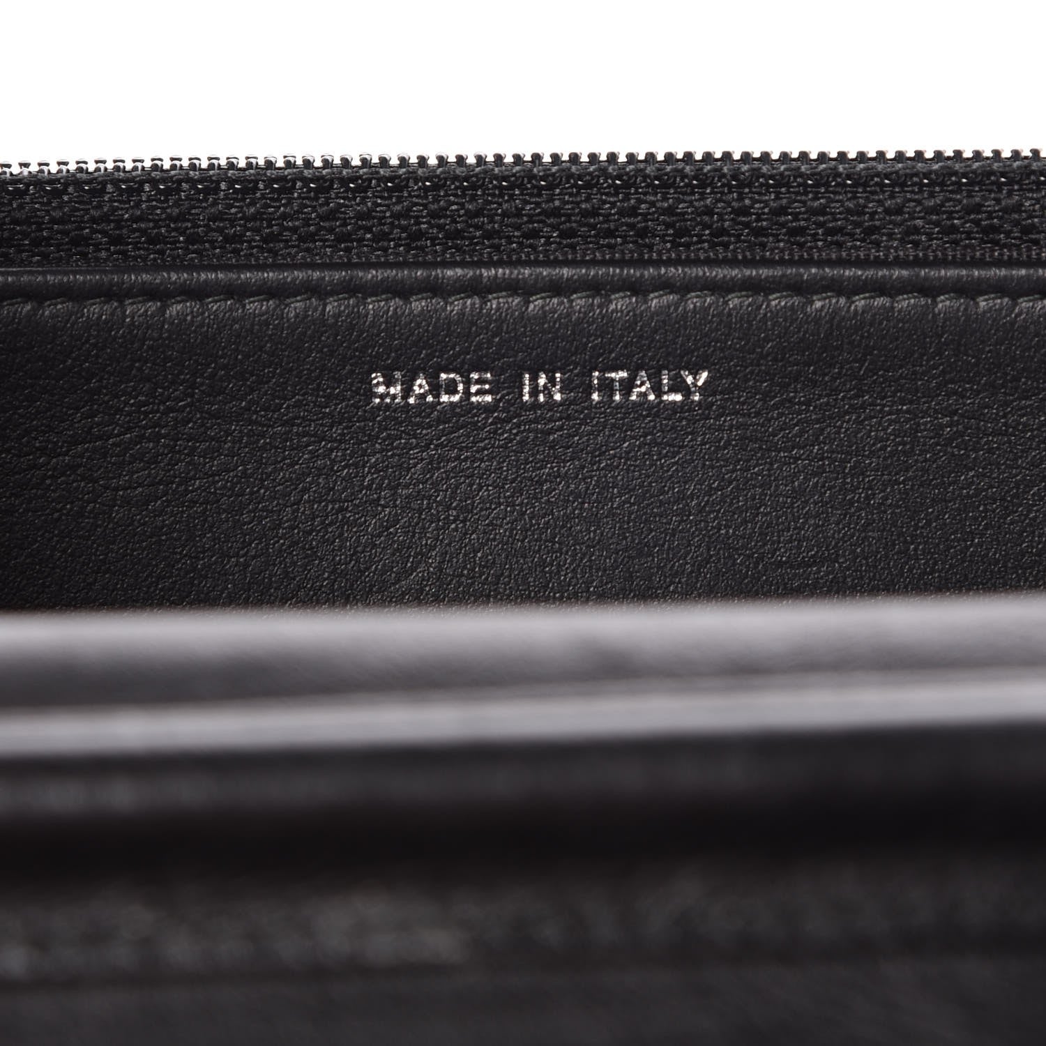 Chanel Crumpled Calfskin Quilted Wallet On Chain WOC So Black 7 of 9