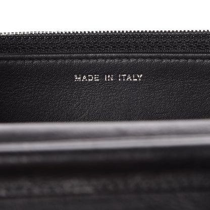 Chanel Crumpled Calfskin Quilted Wallet On Chain WOC So Black 7 of 9