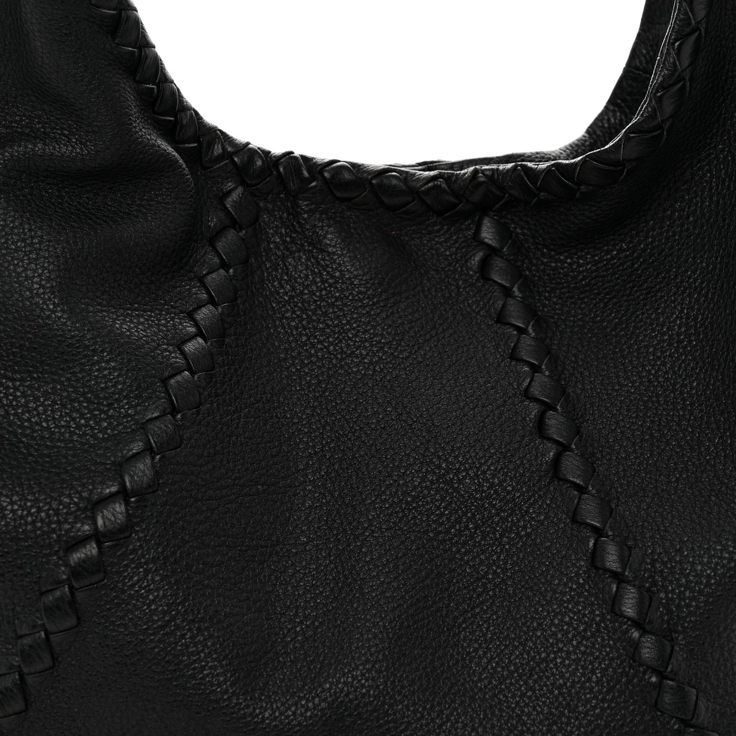 Cervo Deerskin Large Hobo Black