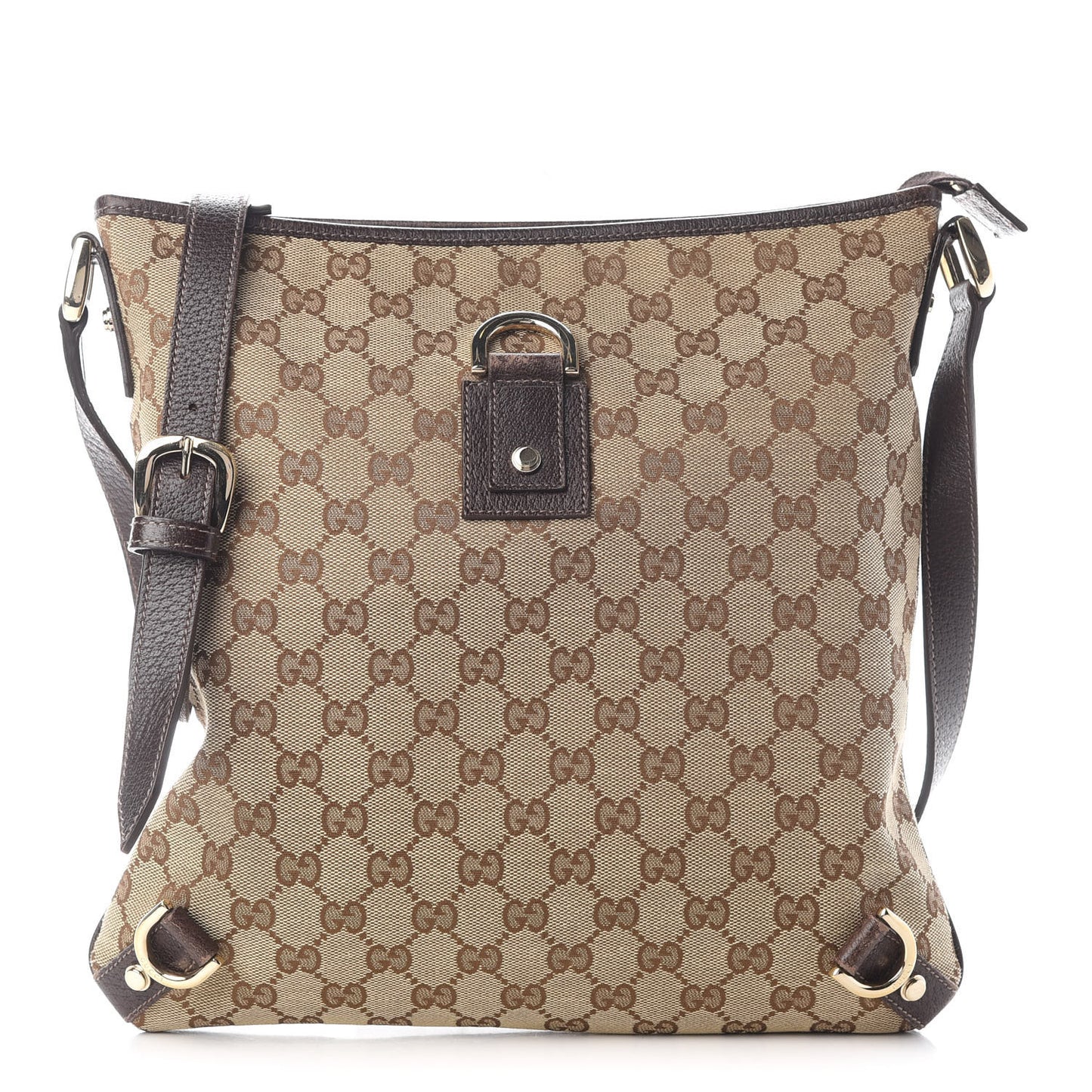 Monogram Abbey Messenger Bag Dark Brown