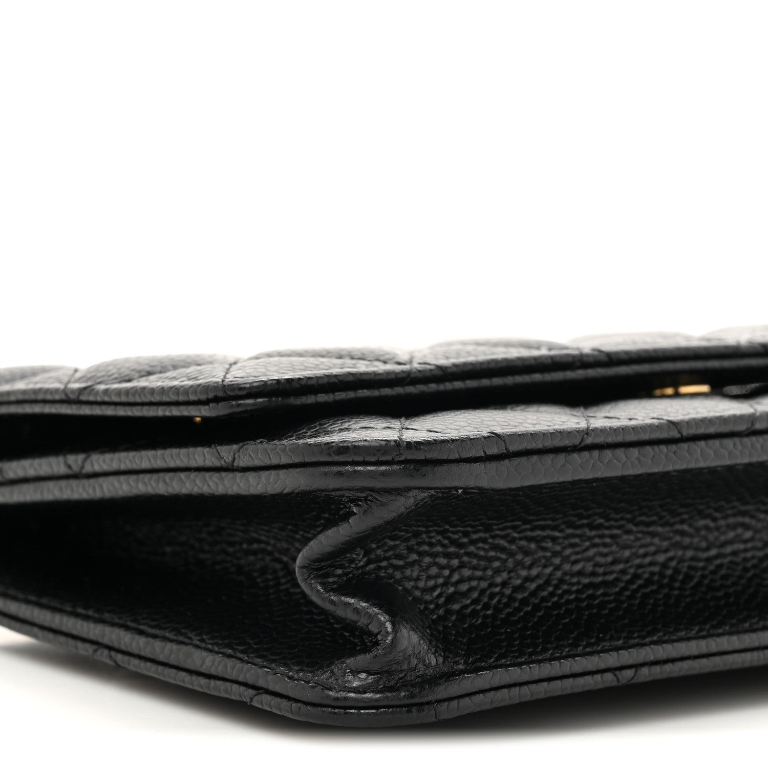 Chanel Caviar Quilted Wallet On Chain WOC Black 11 of 12