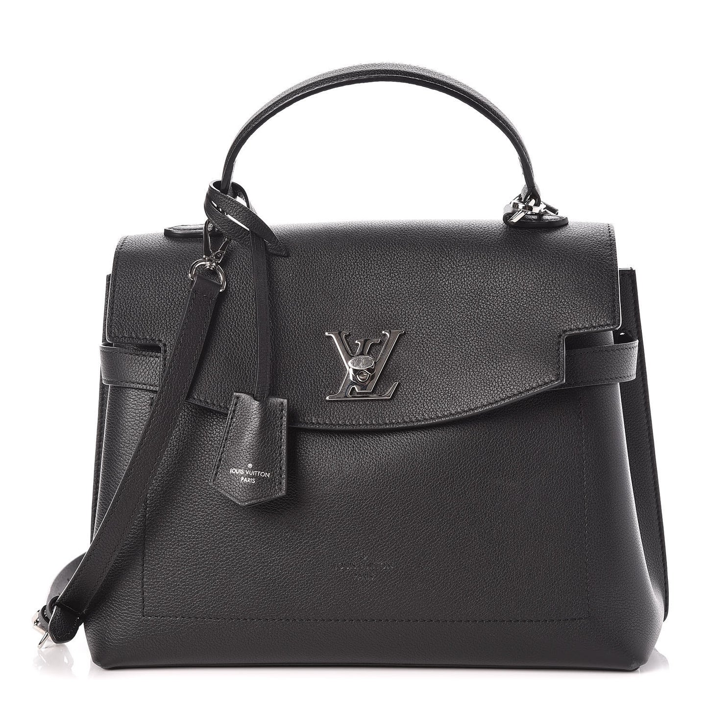 Soft Calfskin Lockme Ever Black