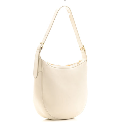 Celine Supple Calfskin Cuir Triomphe Heloise Shoulder Bag White 3 of 15