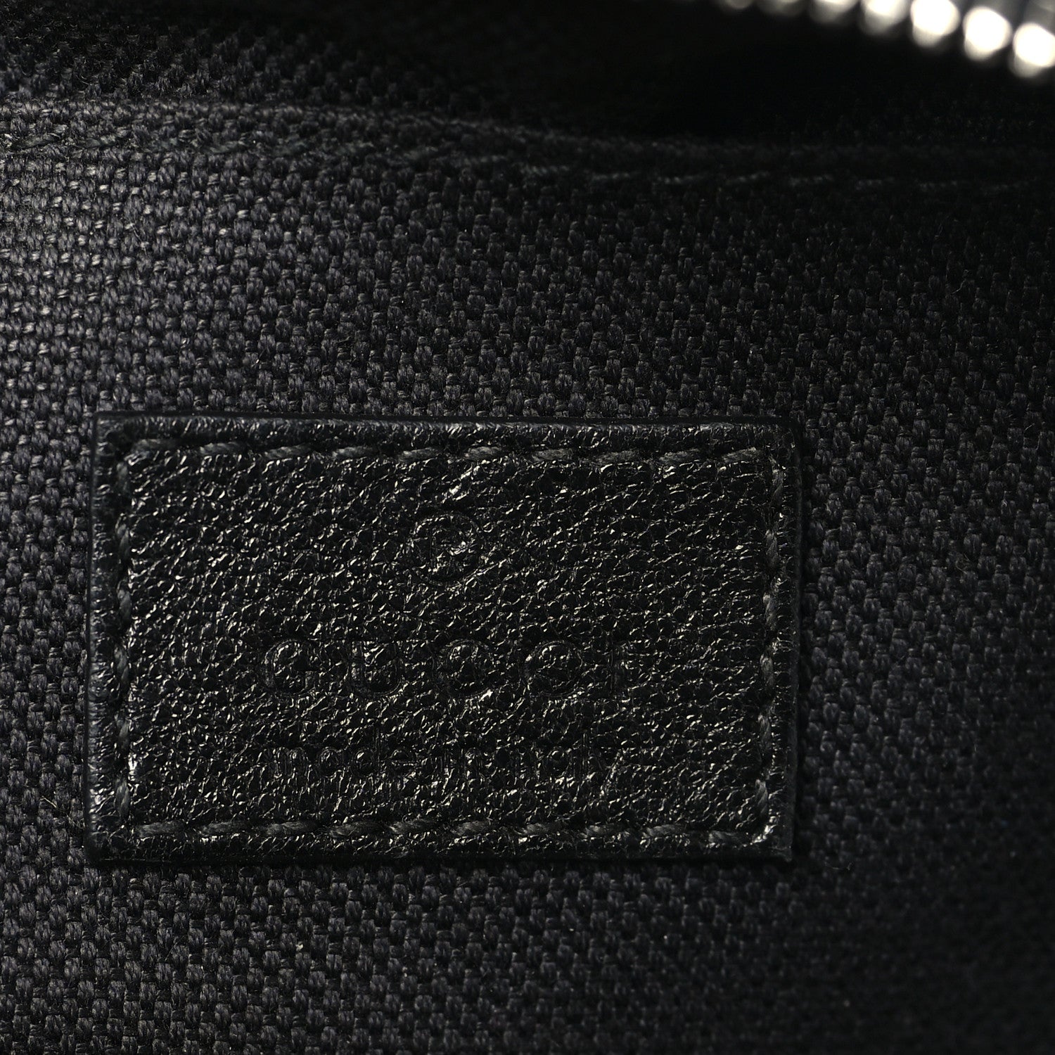 Gucci Sakai Be Green Calfskin Diagonal Stitched Mini Blondie Shoulder Bag Black 6 of 10