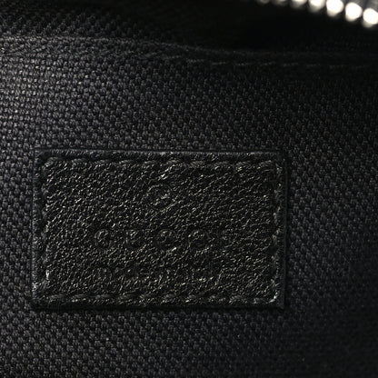 Gucci Sakai Be Green Calfskin Diagonal Stitched Mini Blondie Shoulder Bag Black 6 of 10