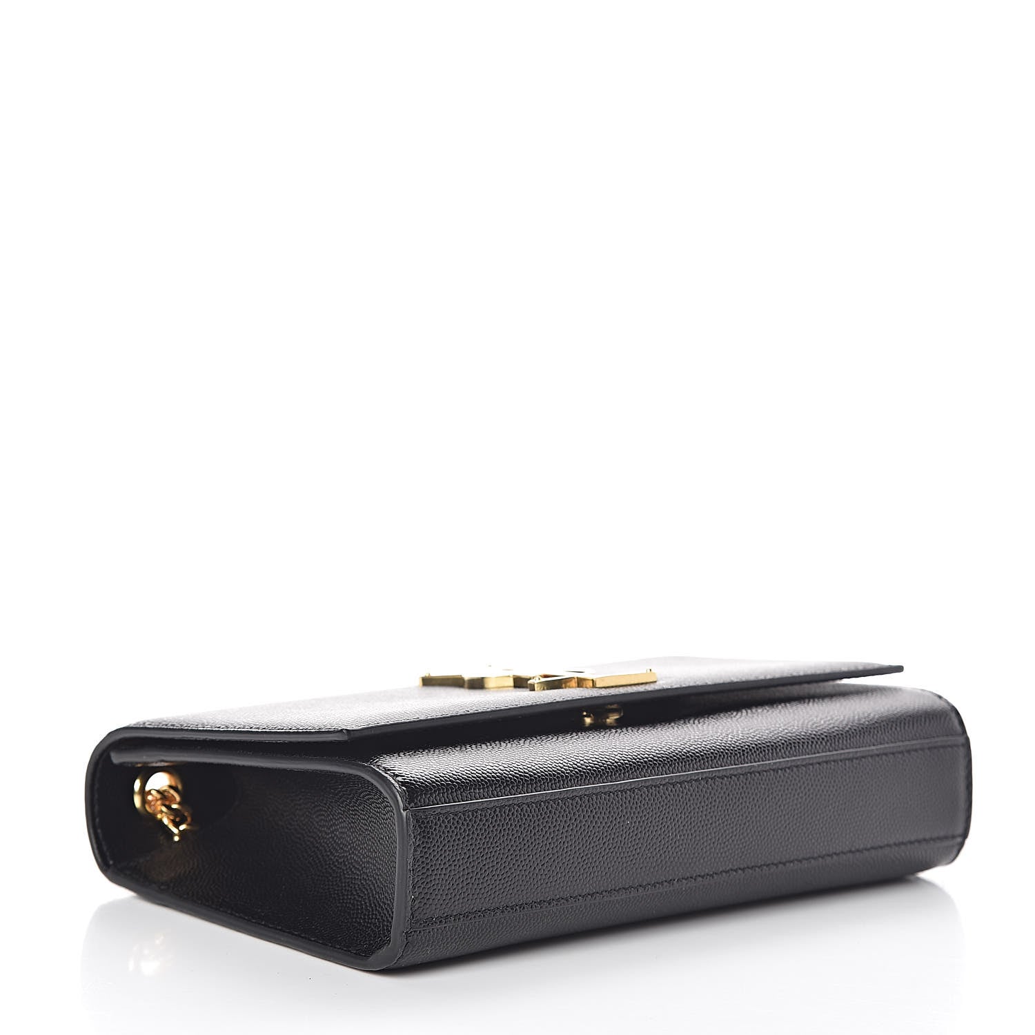 Saint Laurent Grain De Poudre Small Monogram Kate Satchel Black 4 of 10