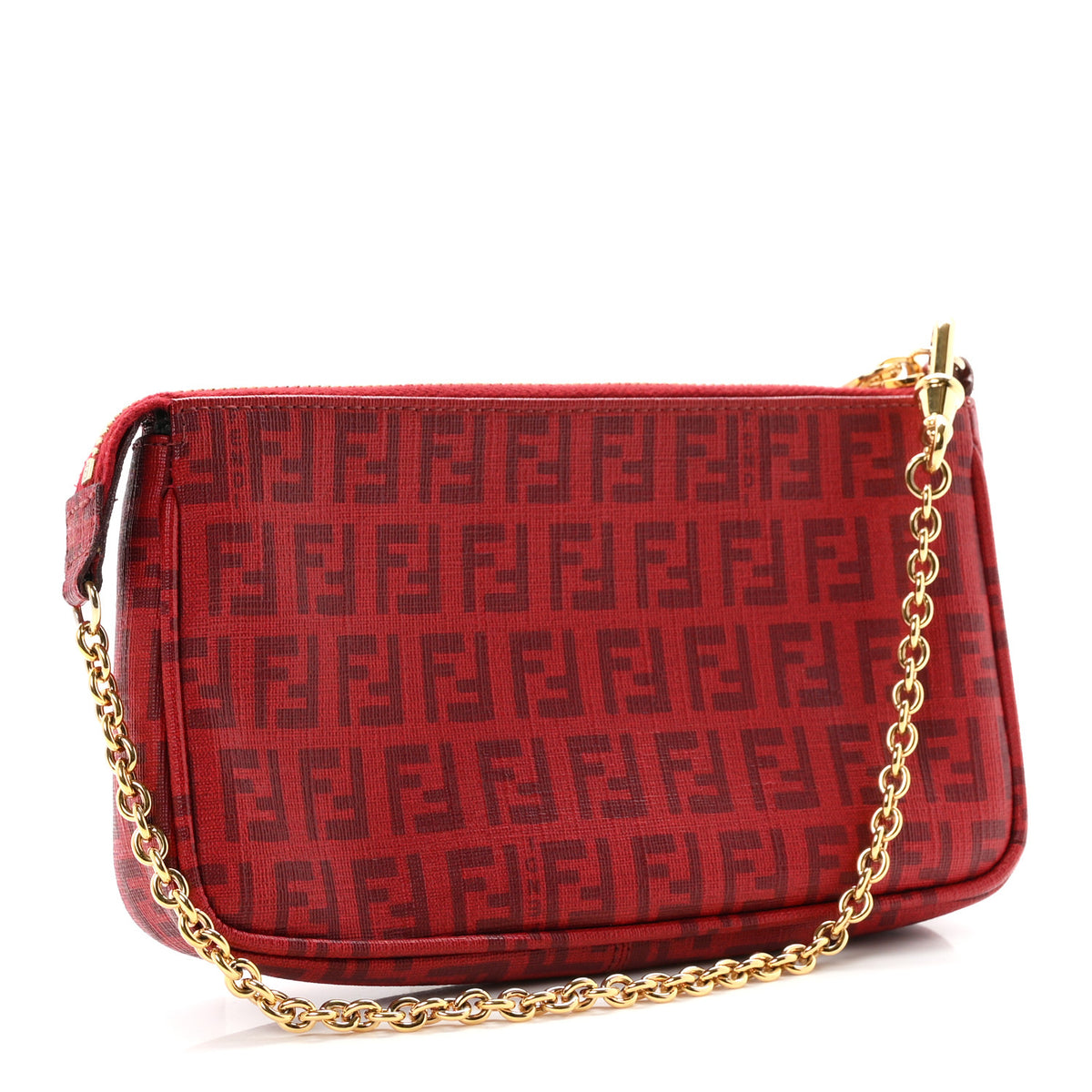 Zucchino Spalmati Pochette Bordeaux Rubino